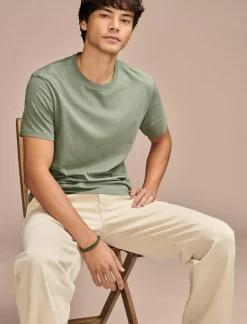 Lucky Brand supima short sleeve crew laurel wreath*MEN Shirts & Tops