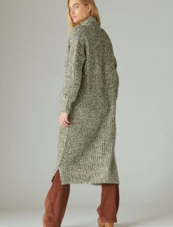 Lucky Brand sweater coatigan black multi*WOMEN Sweaters & Sweatshirts