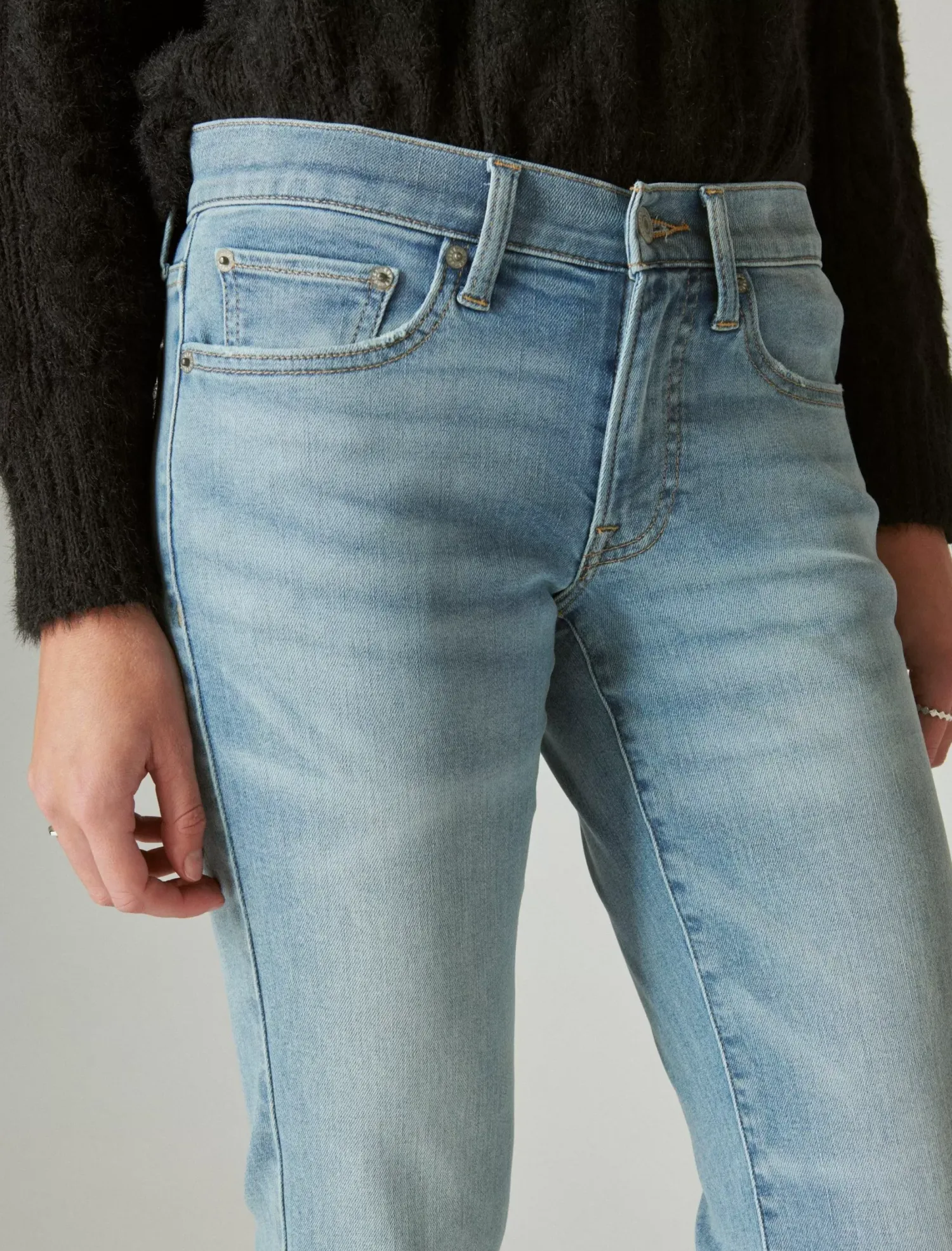 Lucky Brand sweet crop darwin ct*WOMEN|JEANS Jeans|Straight|Crop