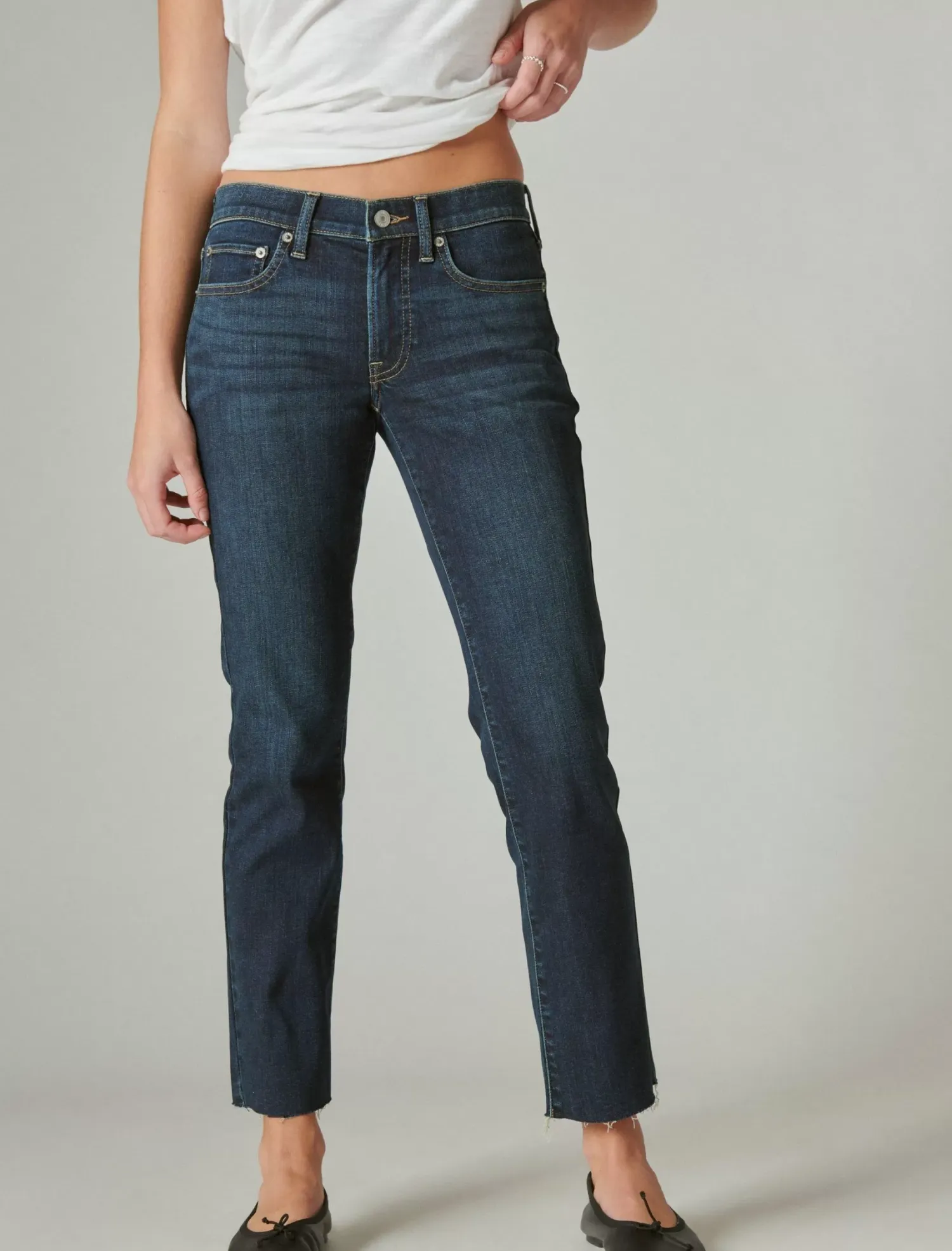 Lucky Brand sweet crop lofi ct*WOMEN|JEANS Jeans|Straight|Crop