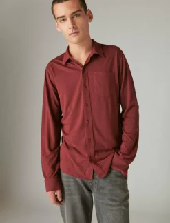 Lucky Brand tencel jersey shirt port royale*MEN Button-Downs