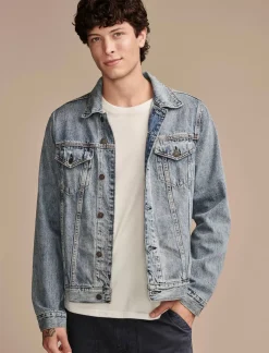 Lucky Brand the denim trucker jacket golden dale*MEN Jackets & Outerwear
