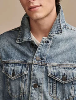 Lucky Brand the denim trucker jacket golden dale*MEN Jackets & Outerwear