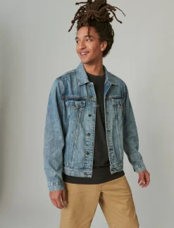 Lucky Brand the denim trucker jacket golden dale*MEN Jackets & Outerwear