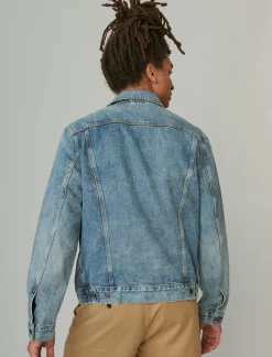 Lucky Brand the denim trucker jacket golden dale*MEN Jackets & Outerwear