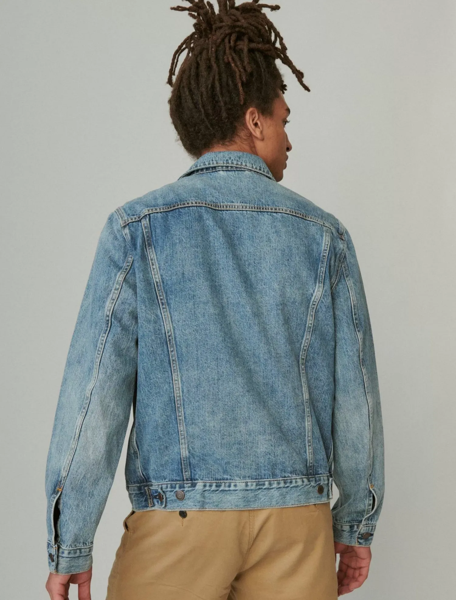 Lucky Brand the denim trucker jacket golden dale*MEN Jackets & Outerwear