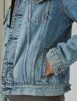 Lucky Brand the denim trucker jacket golden dale*MEN Jackets & Outerwear