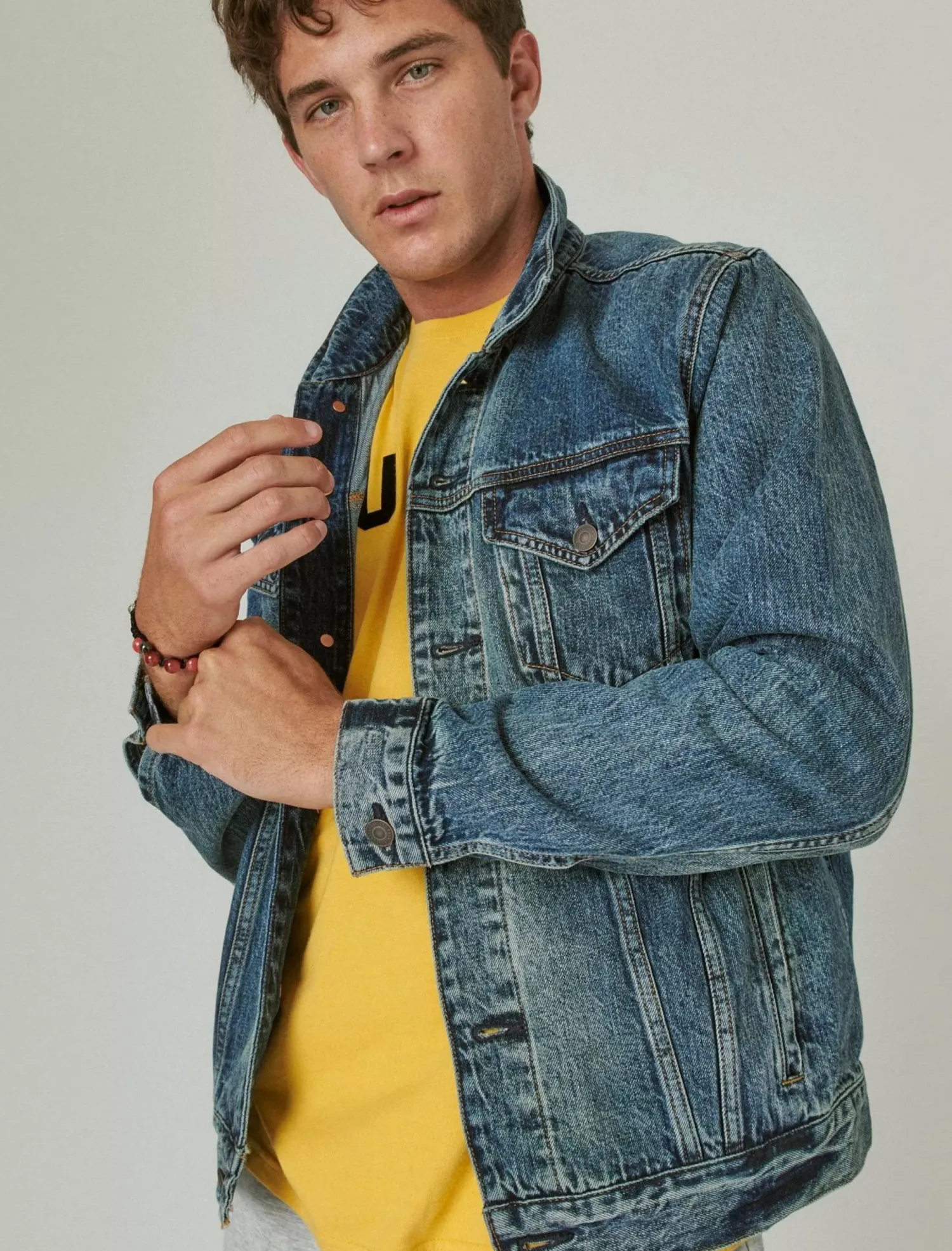 Lucky Brand the trucker jacket yakima ridge*MEN Jackets & Outerwear