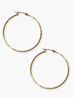 Lucky Brand thin hoop earrings gold*WOMEN Jewelry