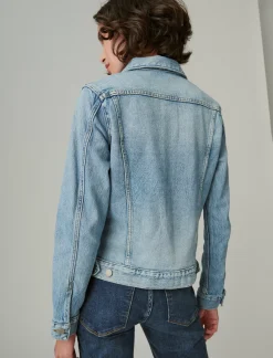 Lucky Brand tomboy denim trucker jacket magnitude*WOMEN Jackets & Outerwear