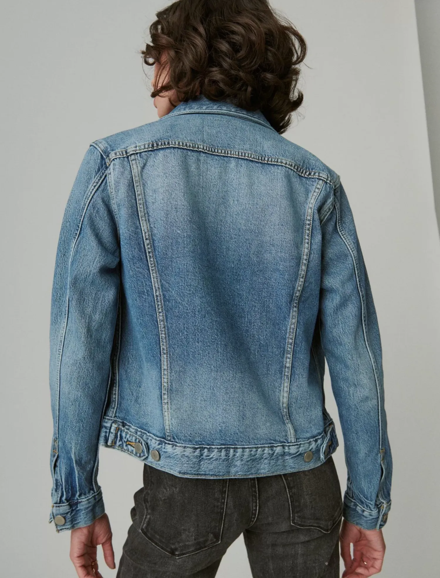 Lucky Brand tomboy denim trucker jacket density*WOMEN Jackets & Outerwear