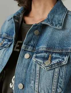 Lucky Brand tomboy denim trucker jacket density*WOMEN Jackets & Outerwear