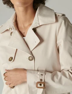 Lucky Brand trench coat sand*WOMEN Jackets & Outerwear