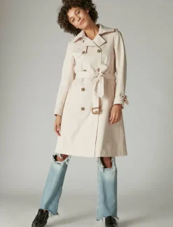 Lucky Brand trench coat sand*WOMEN Jackets & Outerwear