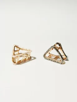 Lucky Brand triangle claw set multi*WOMEN Hair Accessories