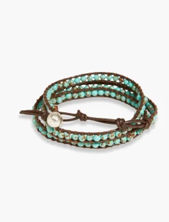 Lucky Brand turquoise wrap bracelet medium light blue*WOMEN Jewelry
