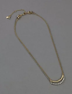 Lucky Brand bar layer necklace two tone*WOMEN Jewelry
