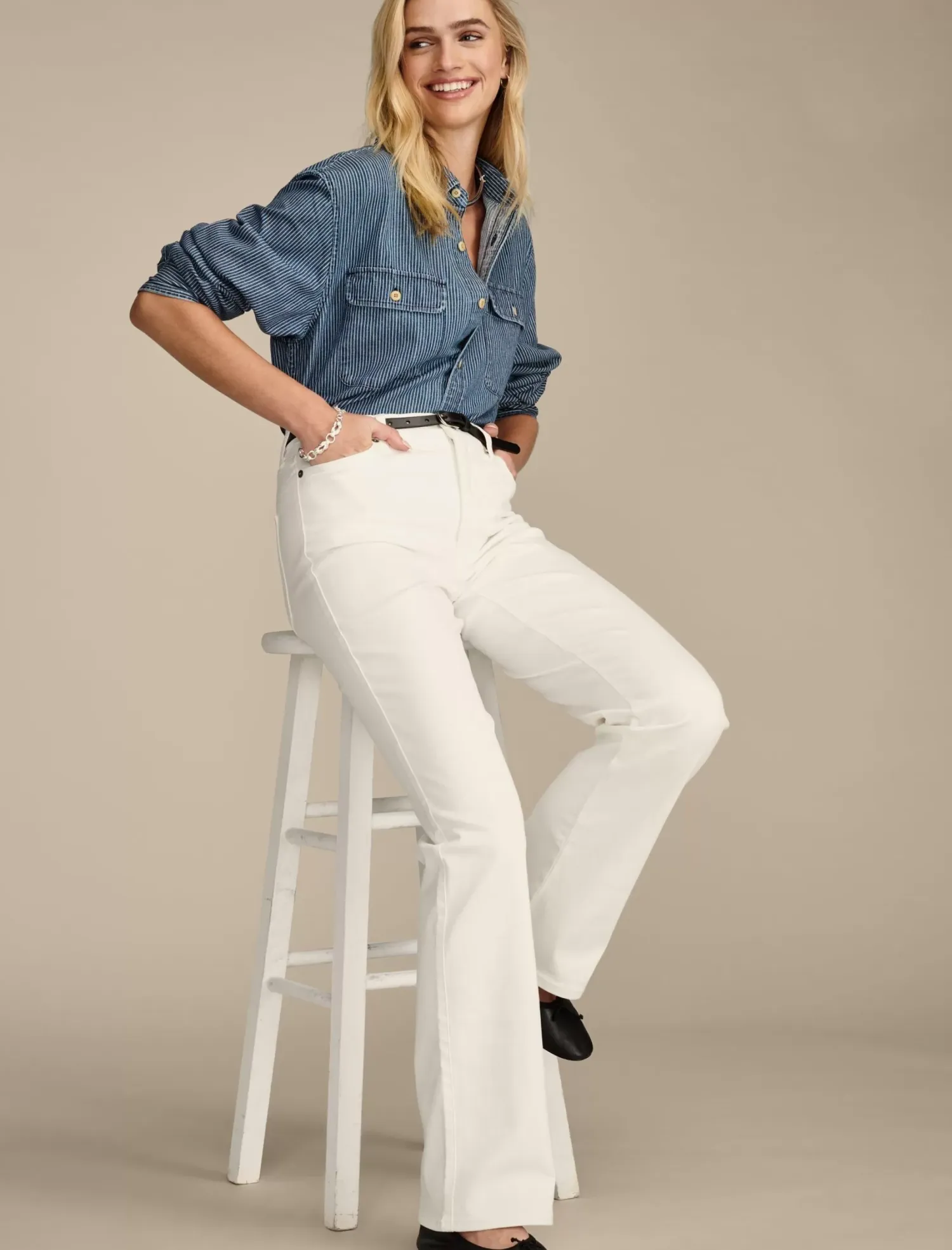 Lucky Brand uni boot bright white*WOMEN|JEANS Jeans|Bootcut
