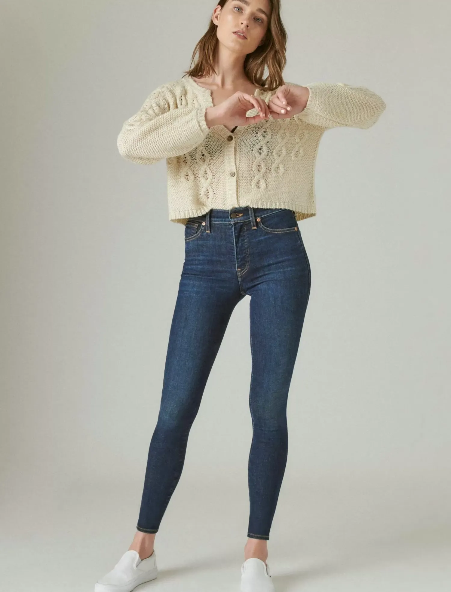 Lucky Brand uni fit high rise skinny jean inclusion blue*WOMEN|JEANS Jeans|Skinny