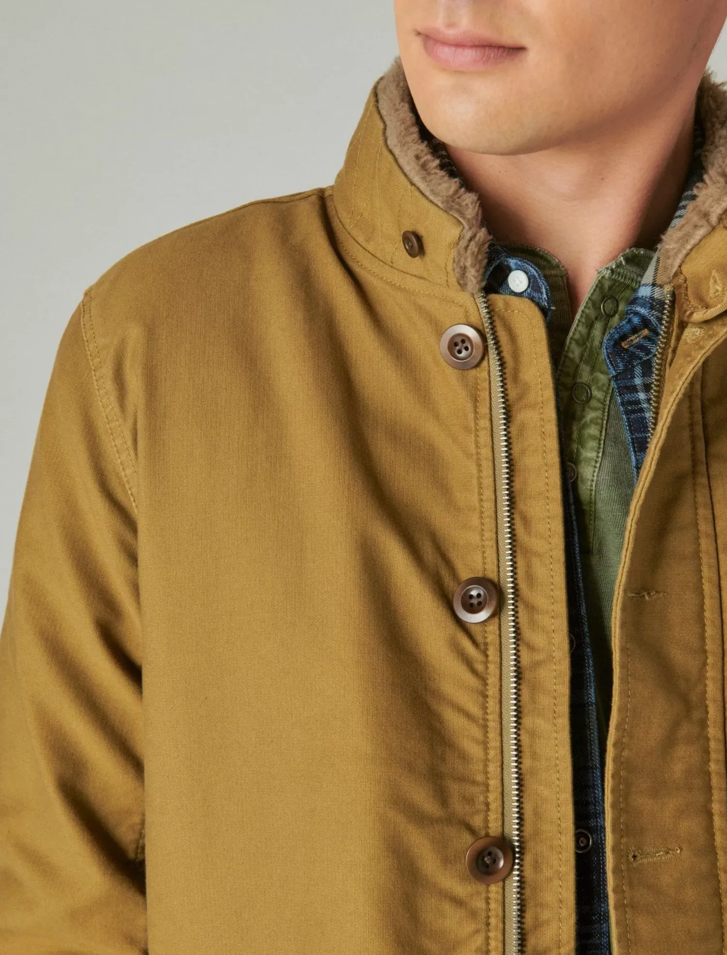 Lucky Brand us navy deck jacket gothic olive*MEN Jackets & Outerwear