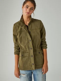 Lucky Brand utility jacket olive night*WOMEN Jackets & Outerwear