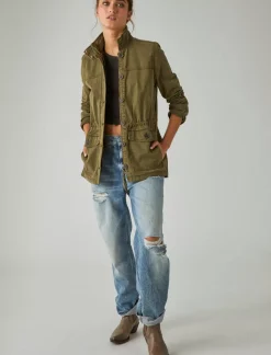 Lucky Brand utility jacket olive night*WOMEN Jackets & Outerwear