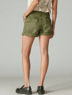 Lucky Brand utility pocket short olive*WOMEN Shorts