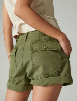 Lucky Brand utility pocket short olive*WOMEN Shorts