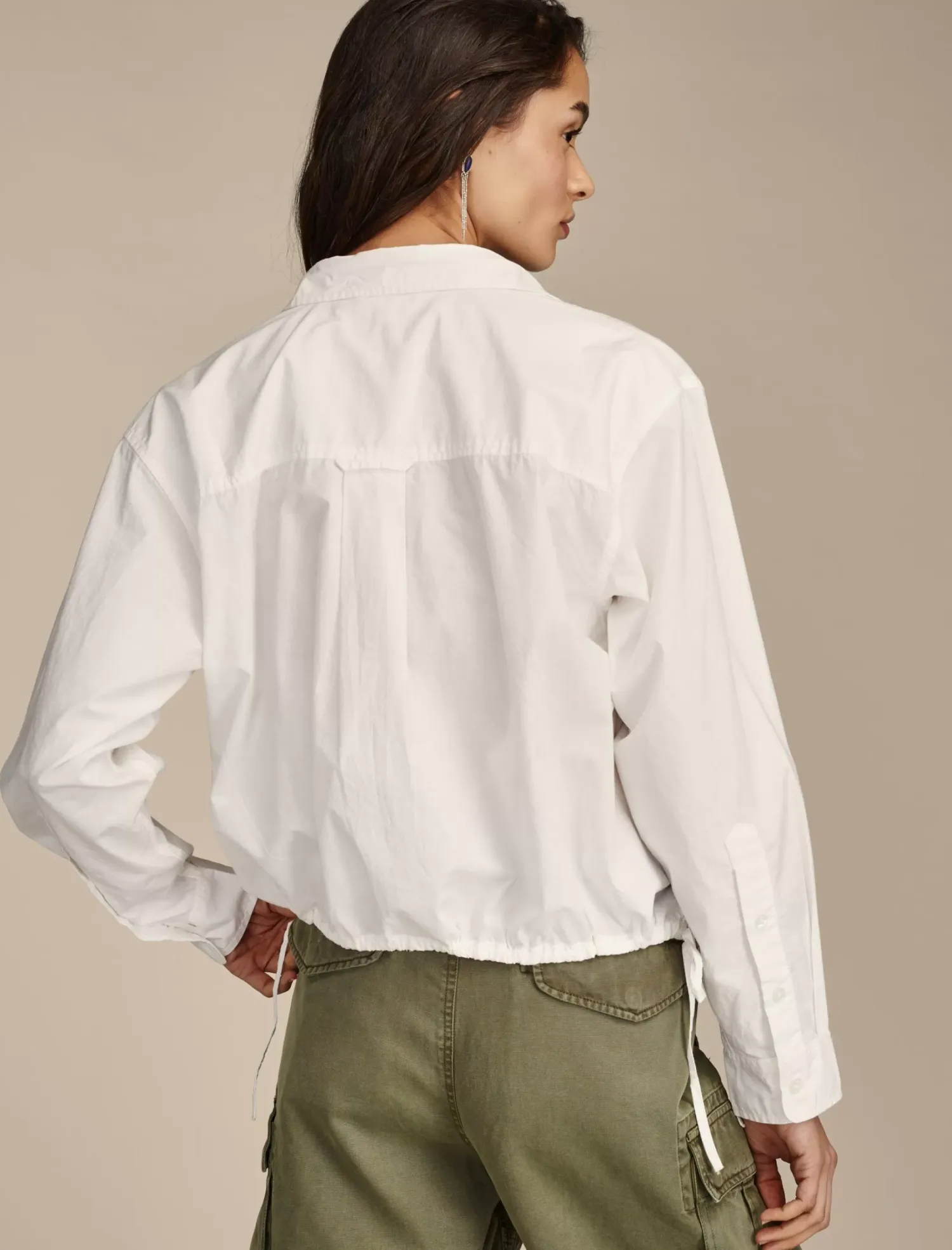 Lucky Brand utility shirt bright white*WOMEN Blouses