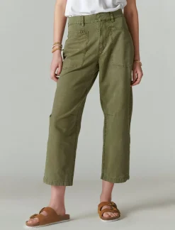 Lucky Brand utility wide leg pant four leaf clover*WOMEN Pants