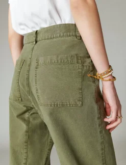 Lucky Brand utility wide leg pant four leaf clover*WOMEN Pants