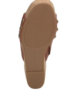 Lucky Brand valmai cork wedge spacedye brown*WOMEN Shoes
