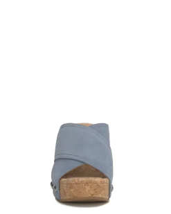 Lucky Brand valmai cork wedge copen blue*WOMEN Shoes