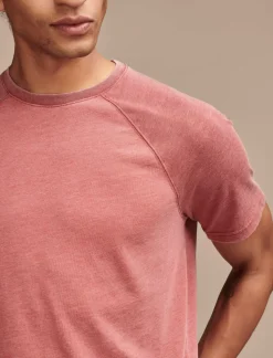 Lucky Brand venice burnout baseball crew red multi*MEN Shirts & Tops