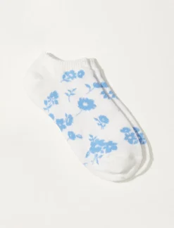 Lucky Brand vintage floral ped lilac*WOMEN Socks