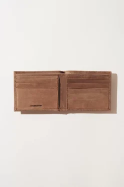 Lucky Brand wallet chain and card holder gift set dark brown*MEN Bags & Wallets