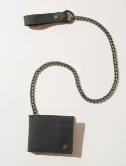 Lucky Brand wallet chain gift set black*MEN Bags & Wallets