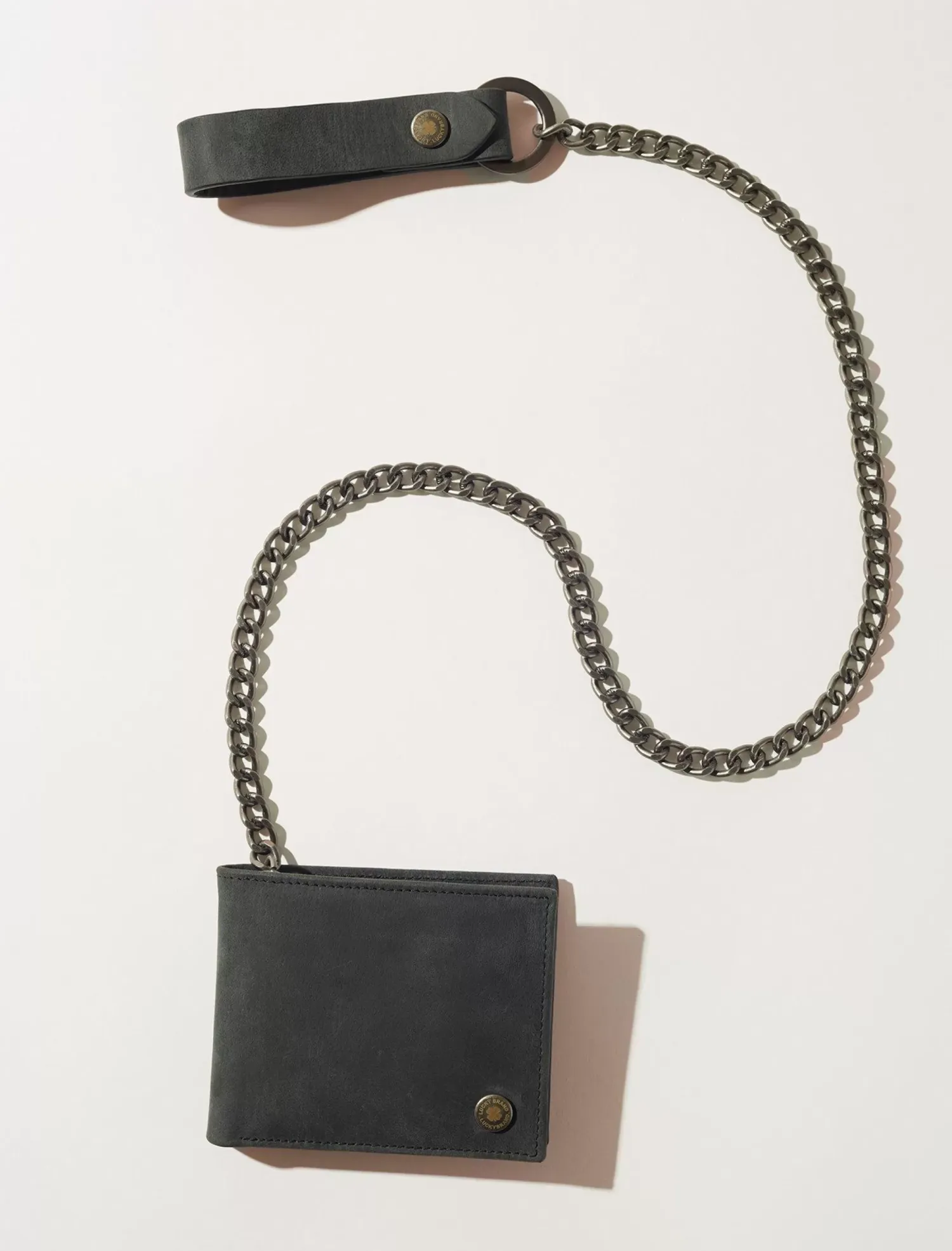Lucky Brand wallet chain gift set black*MEN Bags & Wallets