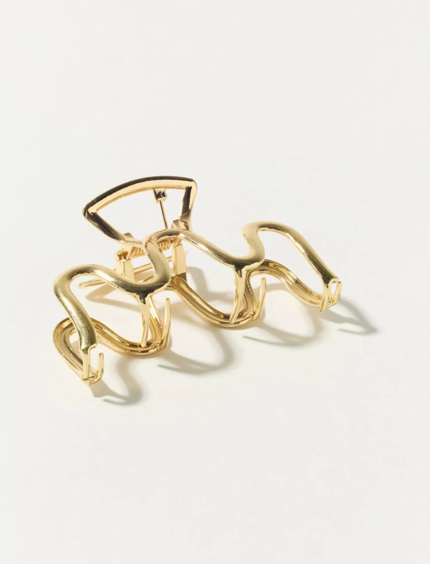 Lucky Brand wavy metal claw gold*WOMEN Hair Accessories