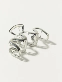 Lucky Brand wavy metal claw silver*WOMEN Hair Accessories