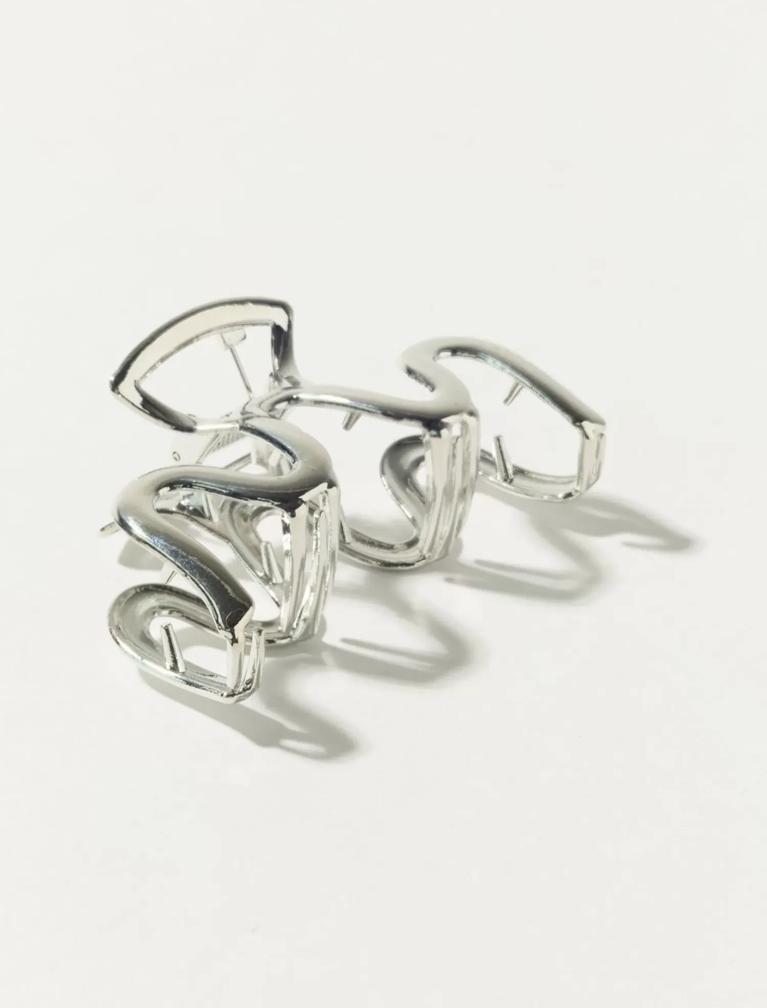 Lucky Brand wavy metal claw silver*WOMEN Hair Accessories