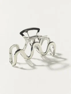 Lucky Brand wavy metal claw silver*WOMEN Hair Accessories