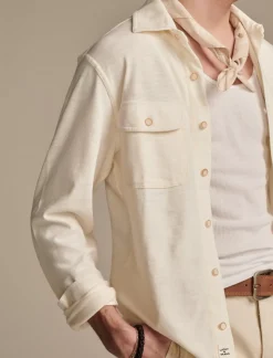 Lucky Brand weekend jersey shirt #1103 cream*MEN Button-Downs