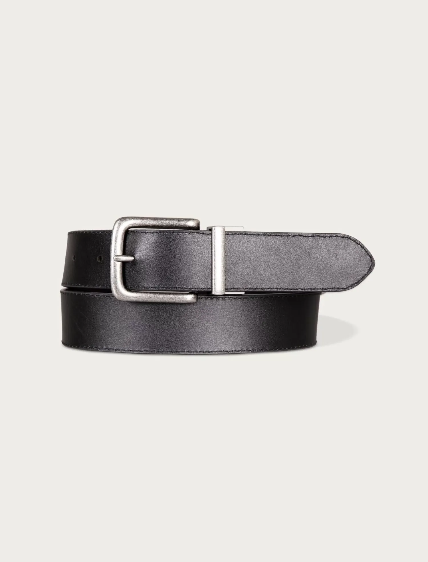 Lucky Brand western embossed reversible leather belt charcoal*MEN Belts
