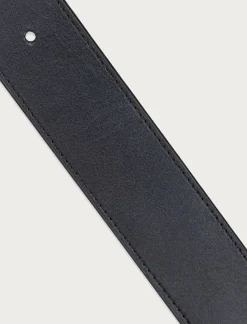 Lucky Brand western embossed reversible leather belt charcoal*MEN Belts