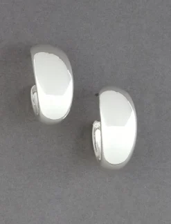 Lucky Brand wide hoop earring silver*WOMEN Jewelry