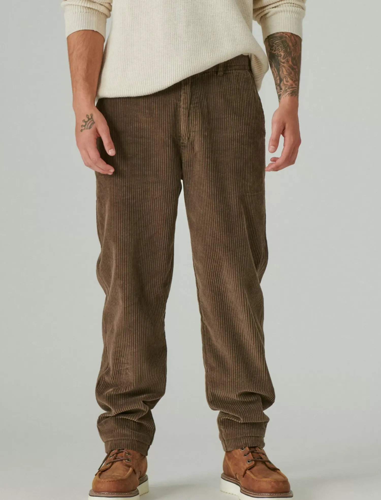 Lucky Brand wide wale corduroy pull-up pant slate black*MEN Pants