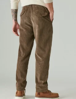 Lucky Brand wide wale corduroy pull-up pant slate black*MEN Pants