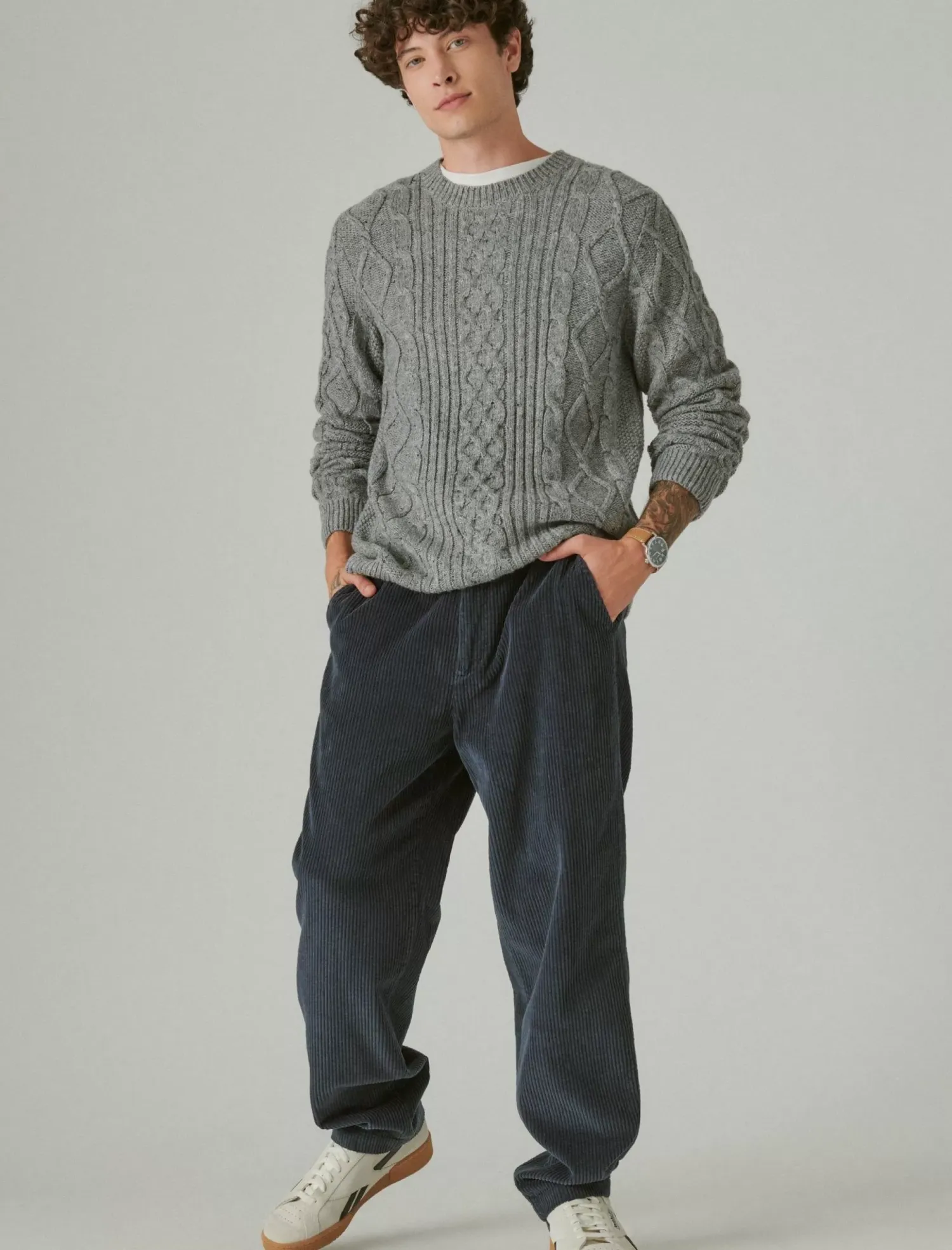 Lucky Brand wide wale corduroy pull-up pant parisian nights*MEN Pants
