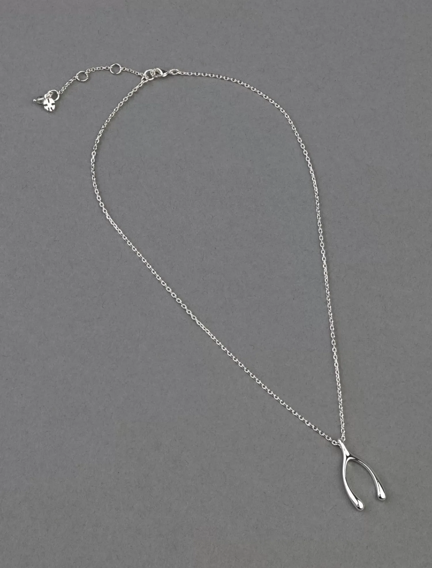 Lucky Brand wish bone pendant silver*WOMEN Jewelry